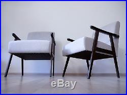 1 of 4 VINTAGE RETRO MID CENTURY MODERN 50s 60s ARMCHAIR LOUNGE EASY CHAIR