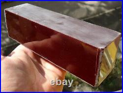 100 % real high quality Bakelite Catalin Dice Rod Block 680 grams B-112