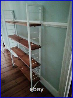 130cm x 20cm Mid Century Vintage LADDERAX Shelving Supports 2 Pairs Available