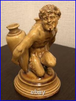 1800-1899s Antique Devil Satyr miniature sculpture Figurine Mid Century