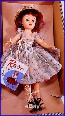 19 Ideal Miss Revlon In Box Tag Hang Tag Vintage 1950 Retro Mid Century Girl 0
