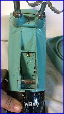 1950s Vintage Rare Retro Midcentury Turquoise Sunbeam Jadeite Mixmaster Juicer