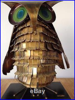 1960 Curtis Jere Metal Owl