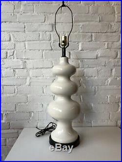 1960s 70s Haeger Pottery Lamp Retro Vintage Design Mid Century Modern MOD