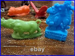 1960s Florida, Miami Zoo, Aqua, Tampa Lowry Park Plastic/ Wax Animal Figurines