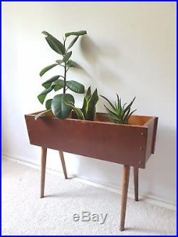 1960s Plant Stand Mid Century Danish Modern Planter Holder Vintage Eames Retro