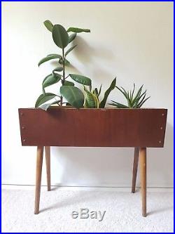1960s Plant Stand Mid Century Danish Modern Planter Holder Vintage Eames Retro