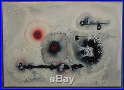 1960s Vintage Mid-Century Modernist ESKA SMYTHE Abstract Oil Painting NR