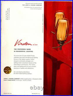 1960s Virden Lighting Catalog Columbia Electric Seattle Mid Century Modern MCM