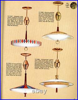 1960s Virden Lighting Catalog Columbia Electric Seattle Mid Century Modern MCM