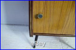 1960s mid century formica bedside cabinet