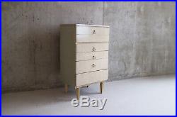 1960s mid century vintage tall chest of drawers
