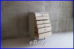1960s mid century vintage tall chest of drawers