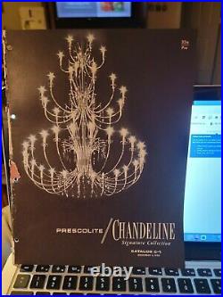 1964 Prescolite Mid Century Modern Chandeline Lighting Catalog 19 pages