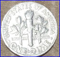 1968 Roosevelt Dime. No Mint Matking