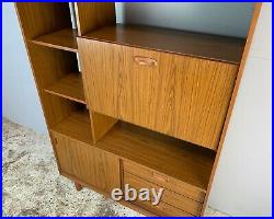 1970s mid century shelf unit / room divider by Schreiber