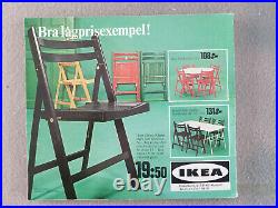 1973 Ikea Catalog Rare Oblong Full Color Catalog With Original Inserts