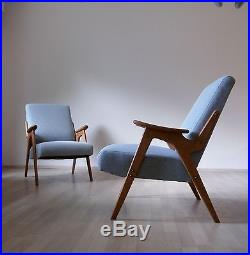 1of2 VINTAGE RETRO MID CENTURY MODERN 50s 60s ARMCHAIR LOUNGE EASY CHAIR