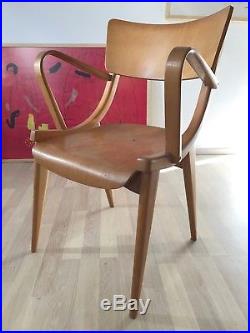 1of3 VINTAGE RETRO MID CENTURY 1950s 1960s WOODEN DINING CHAIRS