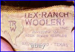 2 ALEXANDER GIRARD BRANIFF AIRLINES Orange Check Wool Blanket + Sealed Soap RARE