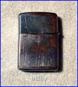 2 WW 2 VINTAGE ZIPPO LIGHTERS 1 BLACK CRACKLE, 1 FROM THE ROCKER CLUB 1949