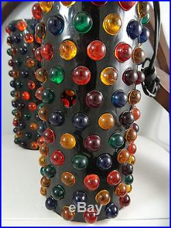 3 Mid Century Retro Modern Wall Scone Hanging Pendant Lamp Lights Acrylic Beads