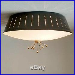622b 60s 70s Vintage Ceiling Light Lamp Fixture atomic midcentury eames retro