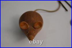 7 Vintage MCM Teak Mice Mouse Hippo Hong Kong Collectible Wood Art Sculptures