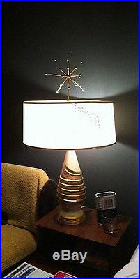 ATOMIC FINIAL LAMP TOP SCREW MID CENTURY MODERN STYLE SPUTNIK BIG BANG