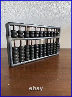 Abacus Asian Wood Mathematicians Calculator VINTAGE MID CENTURY MODERN