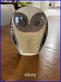 Abraham Palatnik Lucite Winking Owl Signed PAL Made in Brazil