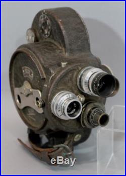Antique Circa 1930 Bell & Howell Filmo 70DA 16mm Motion Picture Movie Camera, NR