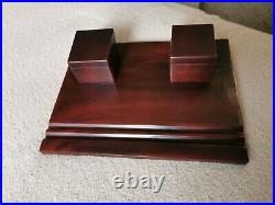 Antique Old Amber Bakelite Catalin, Desk Set, Desk Top, Stand 530 gr
