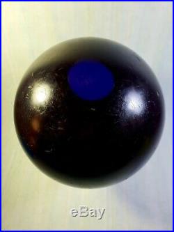 Antique Vintage Old Amber Bakelite Catalin Ball Dice Rod Block Blue 2810gr