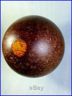 Antique Vintage Old Amber Bakelite Fiber Ball Dice Rod Block Gold 2295 gr