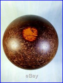 Antique Vintage Old Amber Bakelite Fiber Ball Dice Rod Block Gold 2295 gr