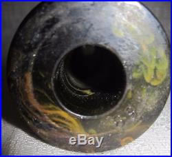Bakelite Catalin rod rare marbelized black 1-7/8 dia. X 7-7/8 393 grams USA
