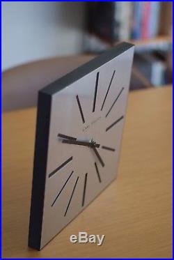CARL JORGEN Danish Wall Clock, Mid Century Modern, Bauhaus design, Retro Vintage