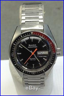 Collectible Vintage Bulova Accutron 666ft Divers Watch-Super Clean! Free Ship