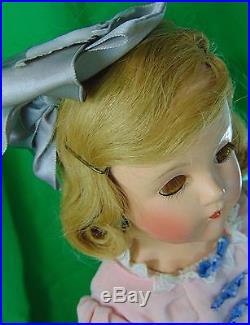 Composition Doll 20 Anne Shirley with Box Clothing Shoe Wrist Tag Collect Home