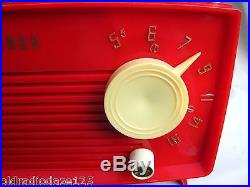 Coronado Radio Atomic stunner Original hard to find compact M-786 in RED working