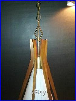 Danish Mid-Century Modern Pendant Lamp Hanging Ceiling Lamp Vintage Retro RARE