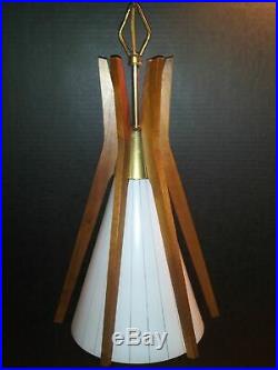 Danish Mid-Century Modern Pendant Lamp Hanging Ceiling Lamp Vintage Retro RARE