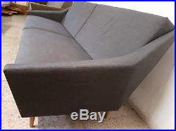 Design Sofa 50 60 Jahre Vintage grau alt retro chair Mid century Garnitur