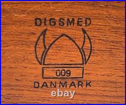 Digsmed Danish Mid-CenturyTeak Spice Rack Wall Mount -12 Jars Mint Condition