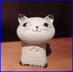 EXTREMELY RARE Holt Howard Cat Planter/Dish Cozy Kitten withoriginal Sticker
