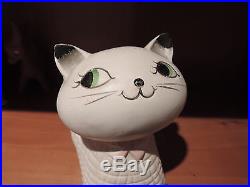 EXTREMELY RARE Holt Howard Cat Planter/Dish Cozy Kitten withoriginal Sticker