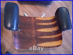 Eames Herman Miller Catalog # 670 671 Rosewood Lounge Chair & Ottoman Leather
