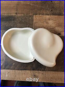 Elsa Peretti For Halston Ceramic Heart Dish WithLid Japan Mid Century Modern