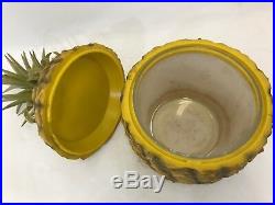 Evers Pineapple Ice Bucket Vtg Mid Century Retro Tiki Barware